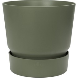 Greenville rond 25 bloempot blad groen buiten dia. 24,48 x h 23,31 cm