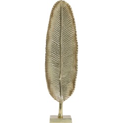 Light & Living - Ornament LEAF - 14x8x56cm - Goud