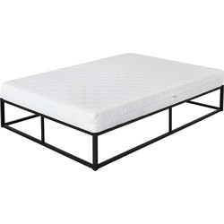 ML-Design metalen bed zwart, 200x140 cm, gemaakt van stalen frame