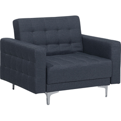 Beliani ABERDEEN - Fauteuil-Grijs-Polyester