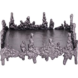 PTMD Plateau Barrie - 27x27x12 cm - Aluminium - Metaal