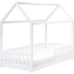 COSSAYE - Kinderbed - Wit - 90 x 200 cm - Grenenhout