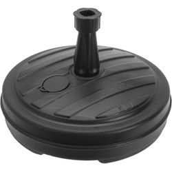 2x Ronde parasolvoet antraciet 42 cm 13 liter - Parasolvoeten