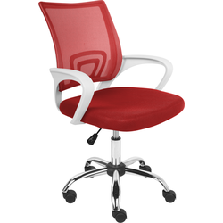 Beliani SOLID - Bureaustoel-Rood-Polyester