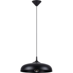 Scandinavische hanglamp Fjeld Zwart