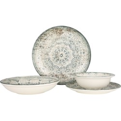 Rinart Serviesset (Medium) - Fade - 24 delig - 6 Personen - Porselein