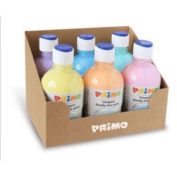 Primo Primo PRIMO - Display plakkaatverf pastel in fles (6x 300ml)