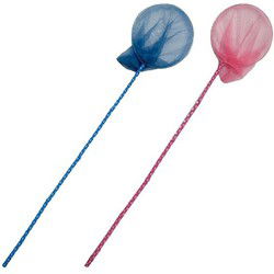 Bamboe Schepnet+stip 90cm 2ass