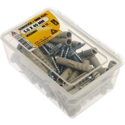 Schr. 8mm plug 5,0x70mm verz 30st