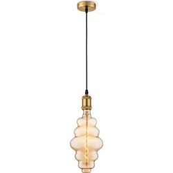 Home sweet home hanglamp Vintage Cloud - Brons - amber