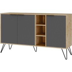 Buffet 3 nissen en 3 deuren L142 cm - Clara