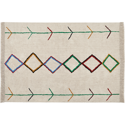 CETMI - Laagpolig vloerkleed - Beige - 160 x 230 cm - Katoen