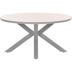 Garden Impressions Tulli tuintafel Ø148 cm - light teak look