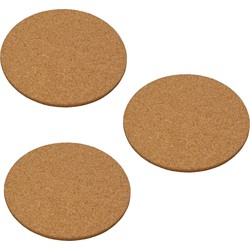 Lowenthal Pannenonderzetters - 3x - kurk - rond - diameter 19 cm - Panonderzetters