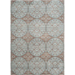 Safavieh Craft Art-Inspired Indoor Woven Area Rug, Valencia Collection, VAL214, in Brown & Alpine, 122 X 183 cm