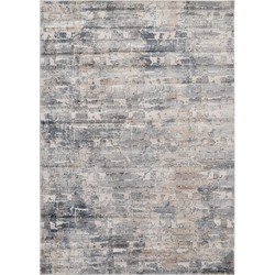 Vercai Rugs Oregon Collectie - Hoogpolig Vloerkleed - Zacht Tapijt voor Woonkamer - Polyester - Grijs - 120x170 cm