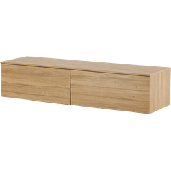 Leona houten dressoir naturel - 160 x 35 cm
