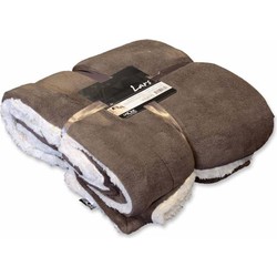 Plaid lars l200b150cm taupe