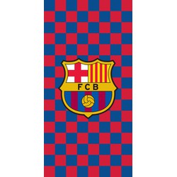 Strandlaken - F.C. Barcelona - Blauw/Rood - 70x140 cm