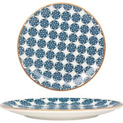 Bonna Dinerbord - Lotus - Porselein - 25 cm - set van 6