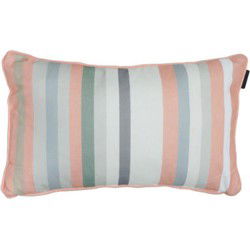 Sierkussen met paspel ca. 30x50 cm Righe salmone Madison