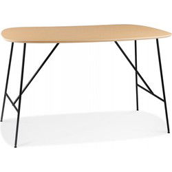 FIONA kleine tafel 1425x74x75 cm Zwart