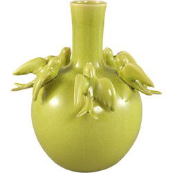 PTMD Vaas Emmelyn - 28x28x32 cm - Keramiek - Groen