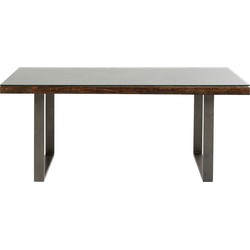 Eettafel Conley Ruwstaal 180x90cm