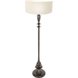 Anne Lighting vloerlamp Bois - zwart - hout - 50 cm - E27 fitting - 3778ZW