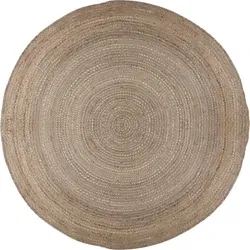 Rond Jute vloerkleed - Capri Naturel - 133 CM ROND