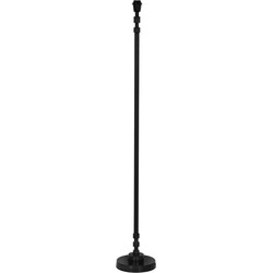 Light & Living - vloerlamp - Bhutan - zwart - metaal - losse armatuur - E27 - 8209558