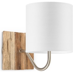 wandlamp drift bling Ø 16 cm - wit