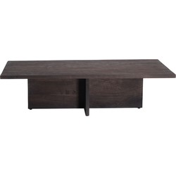 Salontafel Bruin 140cm - Mangohout - Urban/Chic - Tafel Maddox