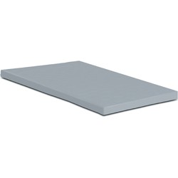 H&D Topper Hoeslaken - 100% Jersey Katoen - 140x200 cm - Tot 15cm matrasdikte - 220 g/m² - Grijs