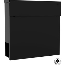 4gardenz® Brievenbus Hangend Gegalvaniseerd Staal - 2 sleutels - met Montagemateriaal - Zwart