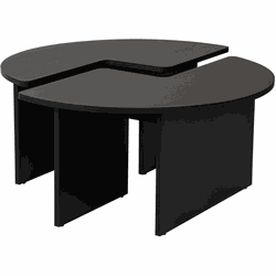 Set van 2 salontafels L90 cm - MOIRA
