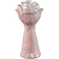 PTMD Vaas Minerva - 13x13x25 cm - Keramiek - Roze