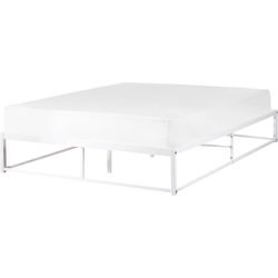 VIRY - Tweepersoonsbed - Wit - 160 x 200 cm - Metaal