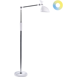 Beliani ANDROMEDA - Staande lamp-Wit-Synthetisch materiaal