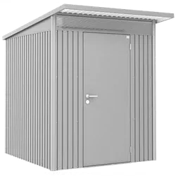 BIOHORT | Berging Avantgarde | Zilver Metallic | A1 | 180 x 220 cm | Standaard deur