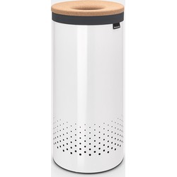 Wasbox, 35 liter, kurken deksel - White