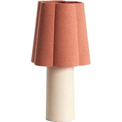 Light & Living - tafellamp - Musaby - roze - textiel - schemerlamp - E27 - 1892889