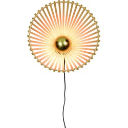 Wandlamp Bromo - Bamboe - Asymmetrisch - Ø40cm