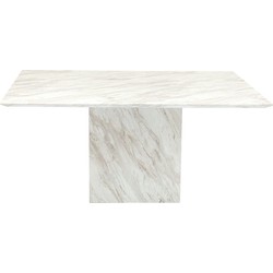 Kare Eettafel Artistico Marble