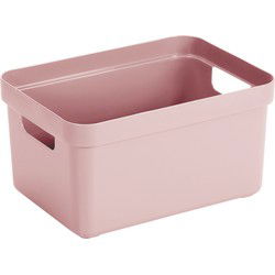Sunware Opbergbox Sigma - kunststof - roze - 5 liter - Opbergbox