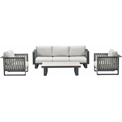 Garden Impressions Gabon loungeset 4-delig -taupe