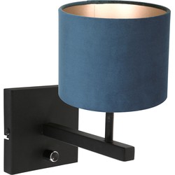 Steinhauer wandlamp Stang - zwart -  - 8251ZW
