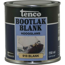 Bootlak blank hoogglans 0,25l verf/beits