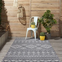 Caprenia Buitenkleed Donkergrijs vloerkleed - Indoor & Outdoor - 200 X 290 CM