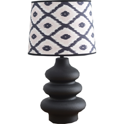 Housevitamin Flow Table Lamp - Ceramics- Black